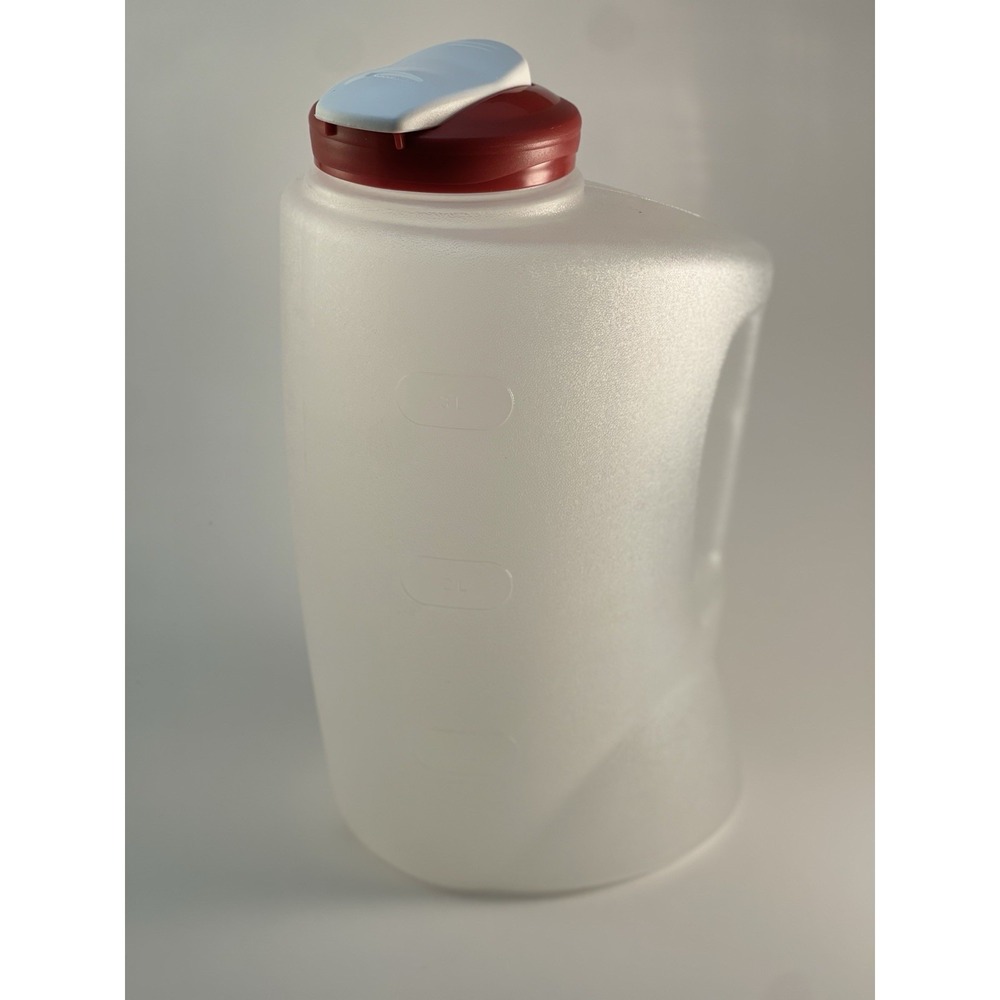 Rubbermaid MixerMate 1 gallon‎ 3.8L Drink Jug Pitcher Bottle Burgundy Cap